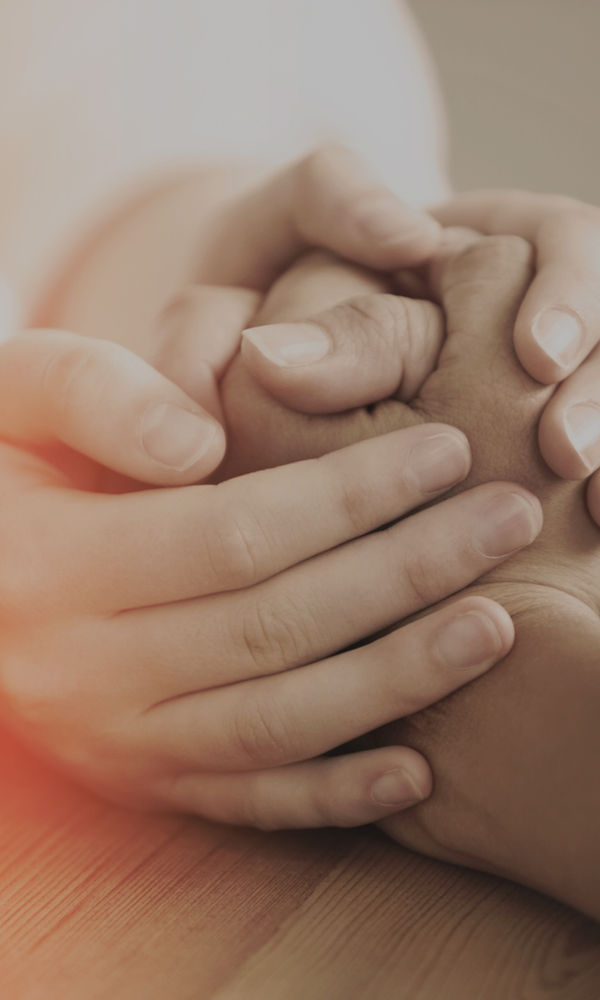 Holding hands